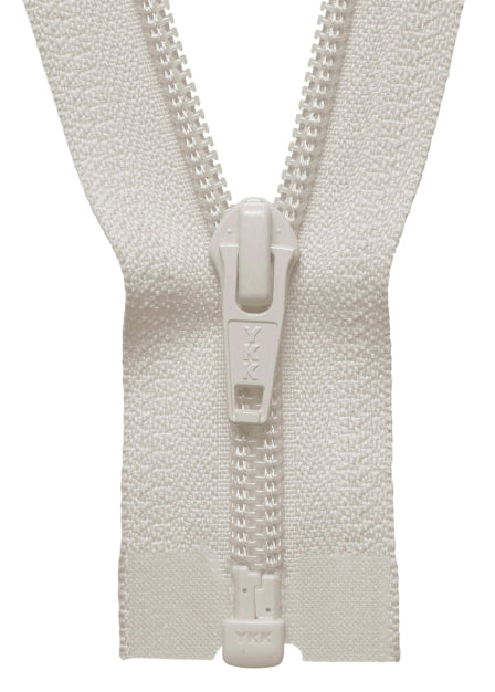 Nylon Open-Ended Zip - Ivory 841