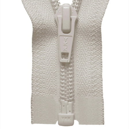 Nylon Open-Ended Zip - Ivory 841
