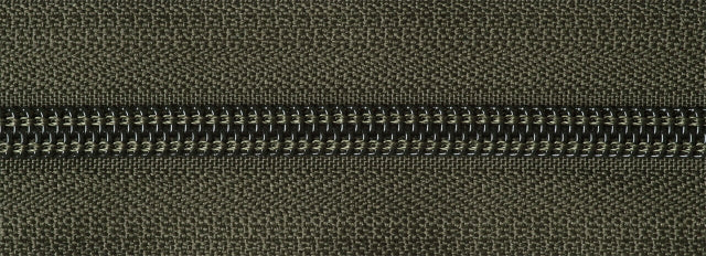 Nylon Open-Ended Zip - Khaki 566