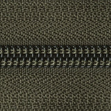 Heavy Nylon Open-Ended Zip - Khaki 566