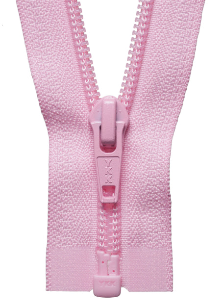 Nylon Open-Ended Zip - Mid Pink 513