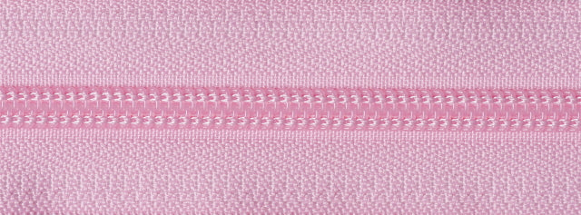 Heavy Nylon Open-Ended Zip - Mid Pink 513