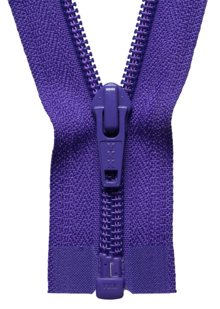 Nylon Open-Ended Zip - Purple 218