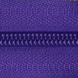Heavy Nylon Open-Ended Zip - Purple 218