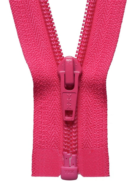 Nylon Open-Ended Zip - Shocking Pink 516