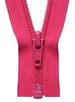 Heavy Nylon Open-Ended Zip - Shocking Pink 516