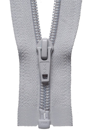 Nylon Open-Ended Zip - Silver 336