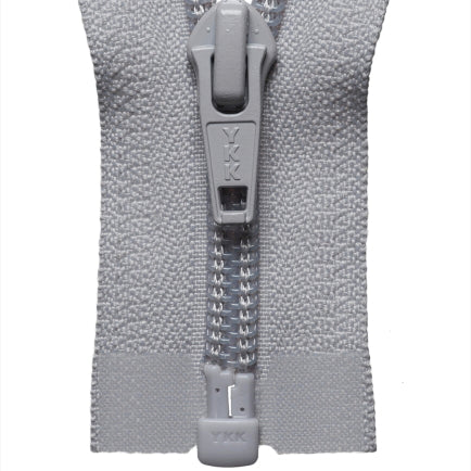 Nylon Open-Ended Zip - Silver 336