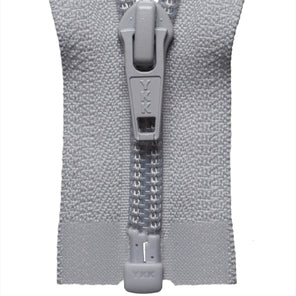 Nylon Open-Ended Zip - Silver 336