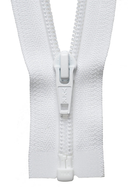 Nylon Open-Ended Zip - White 501