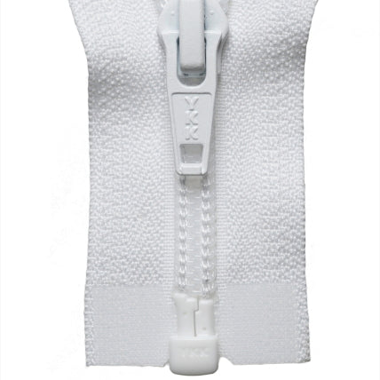 Nylon Open-Ended Zip - White 501