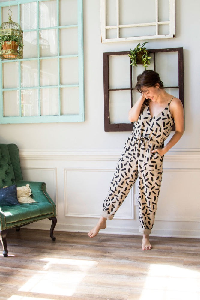 Untitled Thoughts - Olive Jumpsuit - PDF Pattern