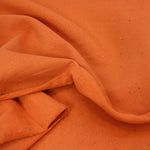 Cotton Sweatshirt Fleece - Speckled Orange