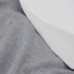Organic Cotton Fleece - Grey Marl