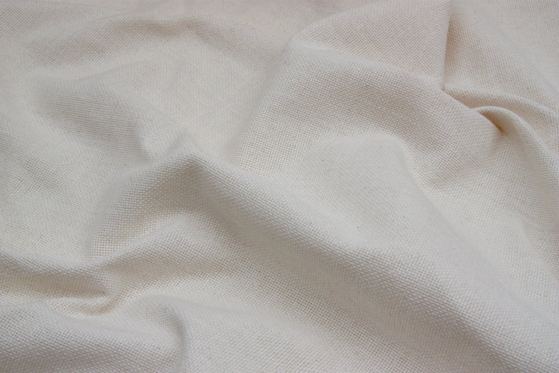 Organic Cotton - Open Weave Canvas - Natural