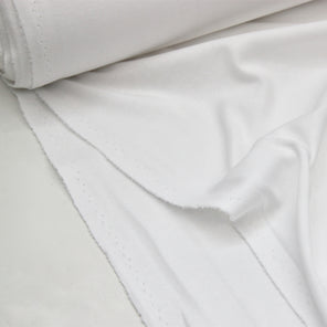 Organic Cotton Interlock Jersey - White
