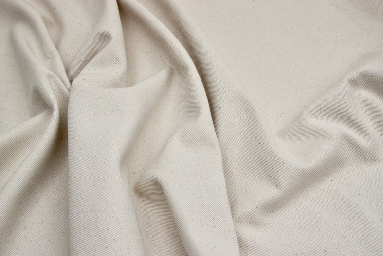 Organic Cotton - Seeded Denim - Natural