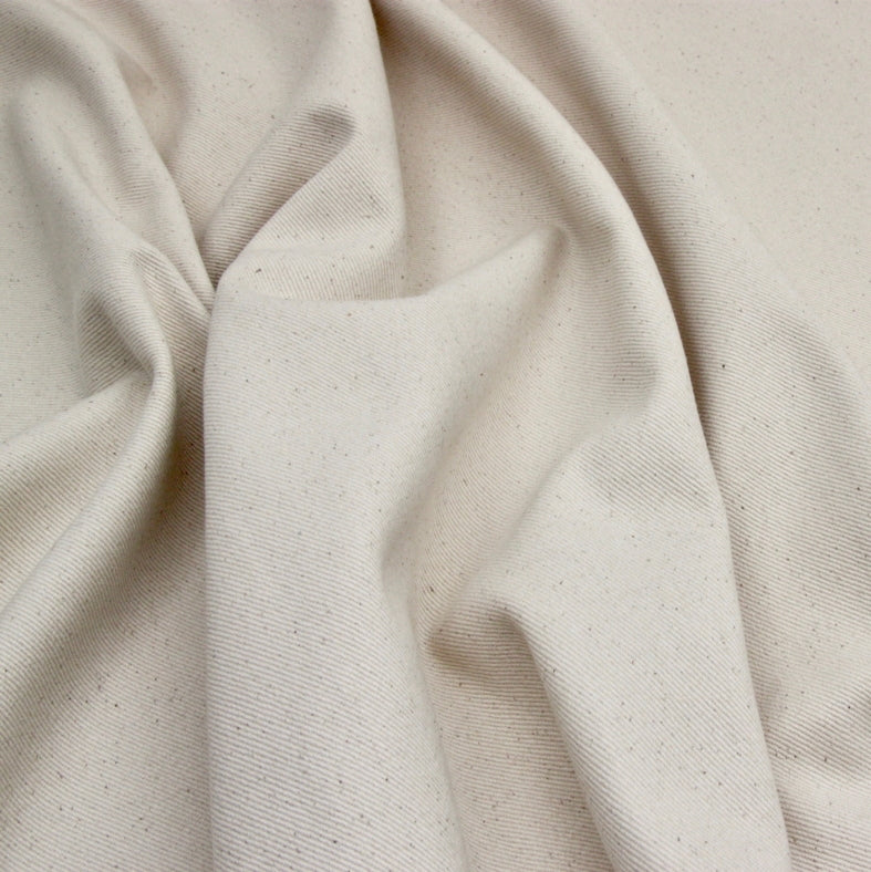 Organic Cotton - Seeded Denim - Natural