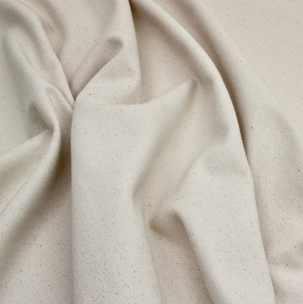 Organic Cotton - Seeded Denim - Natural