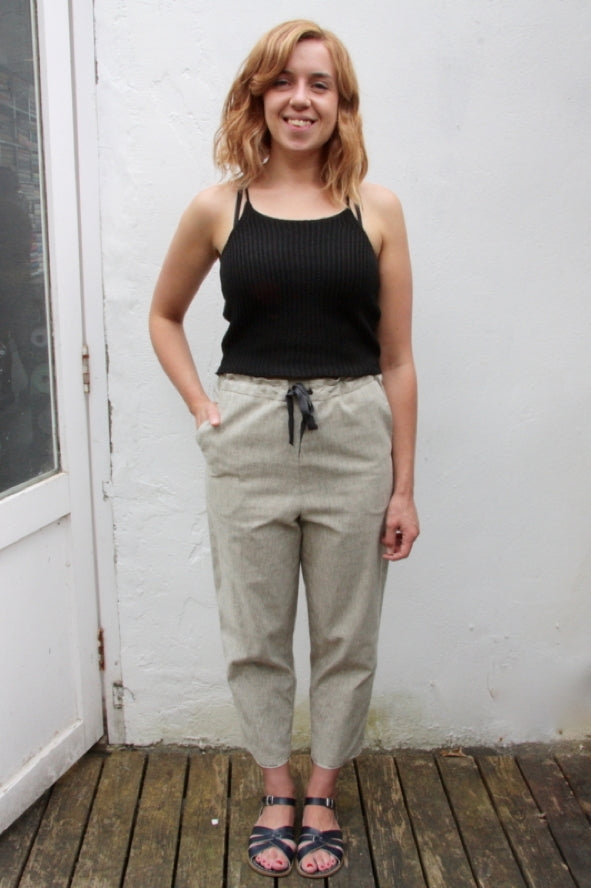 Organic Cotton Crossweave - Grey Marl