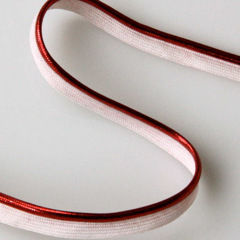 Metallic Piping Cord - Red