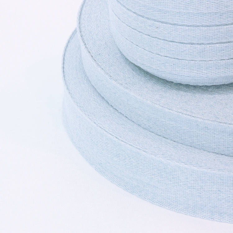 Cotton Herringbone Tape - 017 Pale Blue