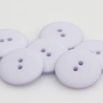 Satin Polyester Buttons - Pale Lilac