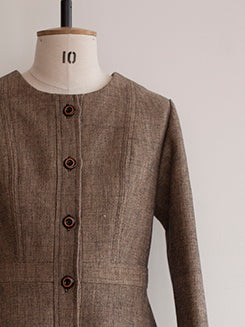 Organic Cotton Dunweave - Black/Brown