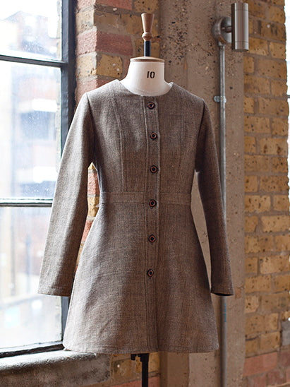 Organic Cotton Dunweave - Olive/Grey