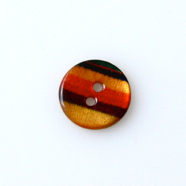 Printed Shell Button - Stripes