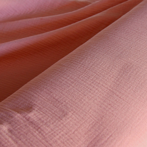 Cotton Double Gauze - Pink Coral