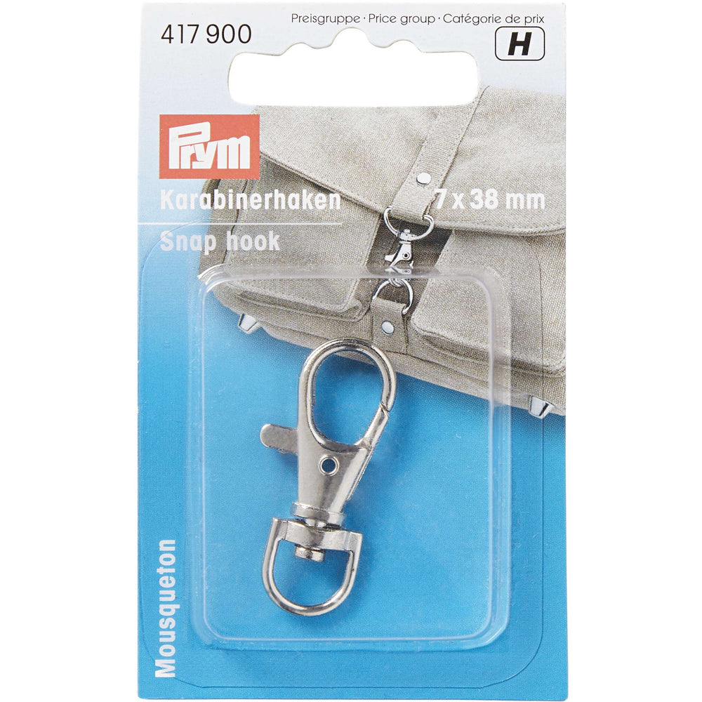 Prym 417900 - Snap Hook - Silver 7mm x 38mm