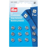 Prym 341242 - Snap Fasteners - Silver 7mm