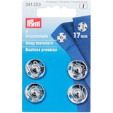 Prym 341253 - Snap Fasteners - Silver 17mm
