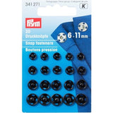 Prym 341271 - Snap Fasteners - Black 6-11mm