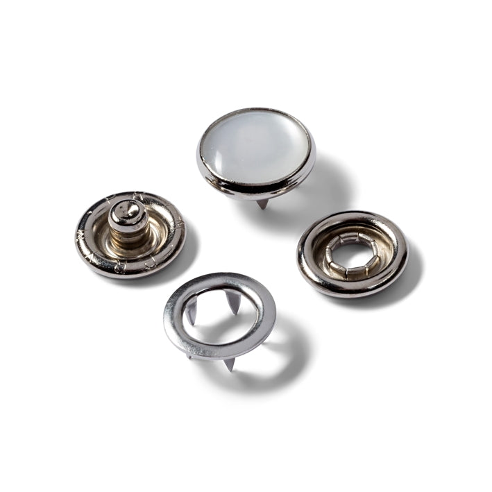Prym 390117 - Jersey Press Fasteners - Pearl 12mm | Haberdashery | Ray ...