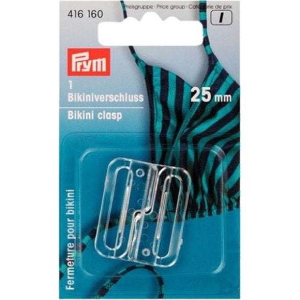 Prym 416160 - Bikini Clasp - Transparent 25mm