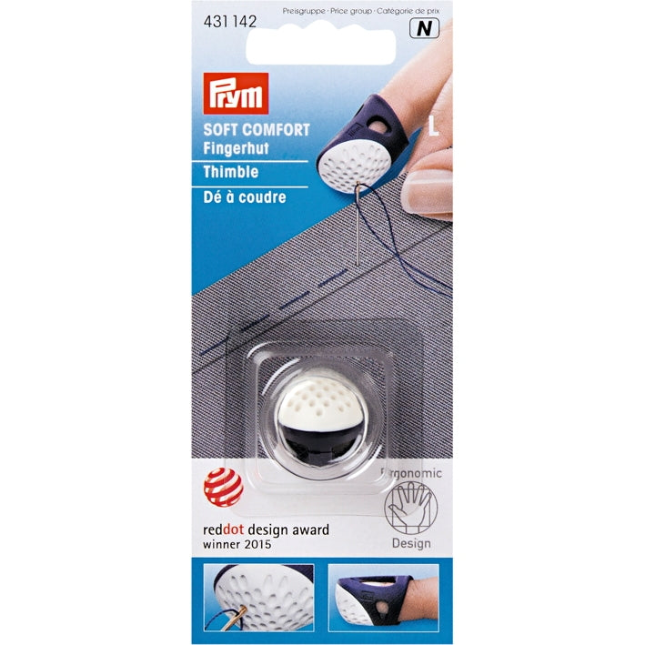 Prym 431142 - Ergonomic Silicone Thimble L