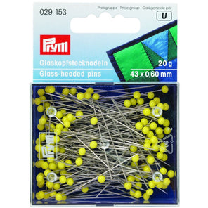 Prym 029153 - Glass Headed Pins Extra Long