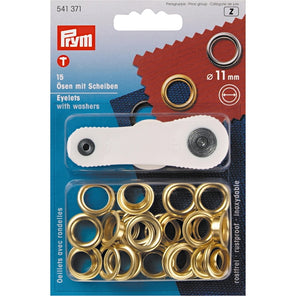 Prym 541371 - Eyelets - Gold 11mm