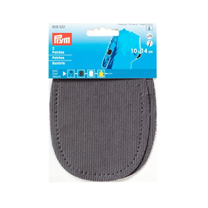 Prym 929322 - Corduroy Mending Patch - Grey