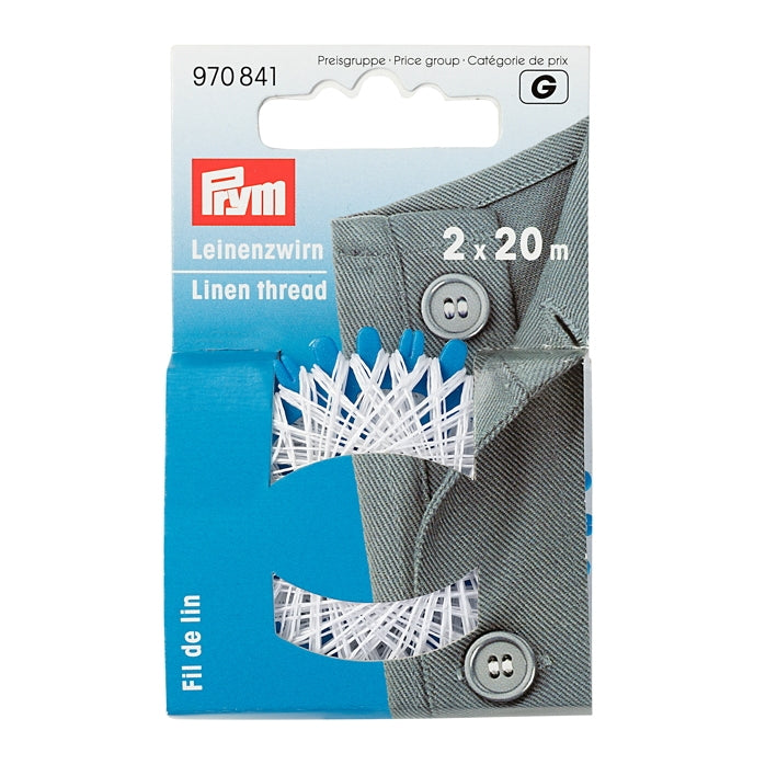 Prym 970841 - Linen Thread - White