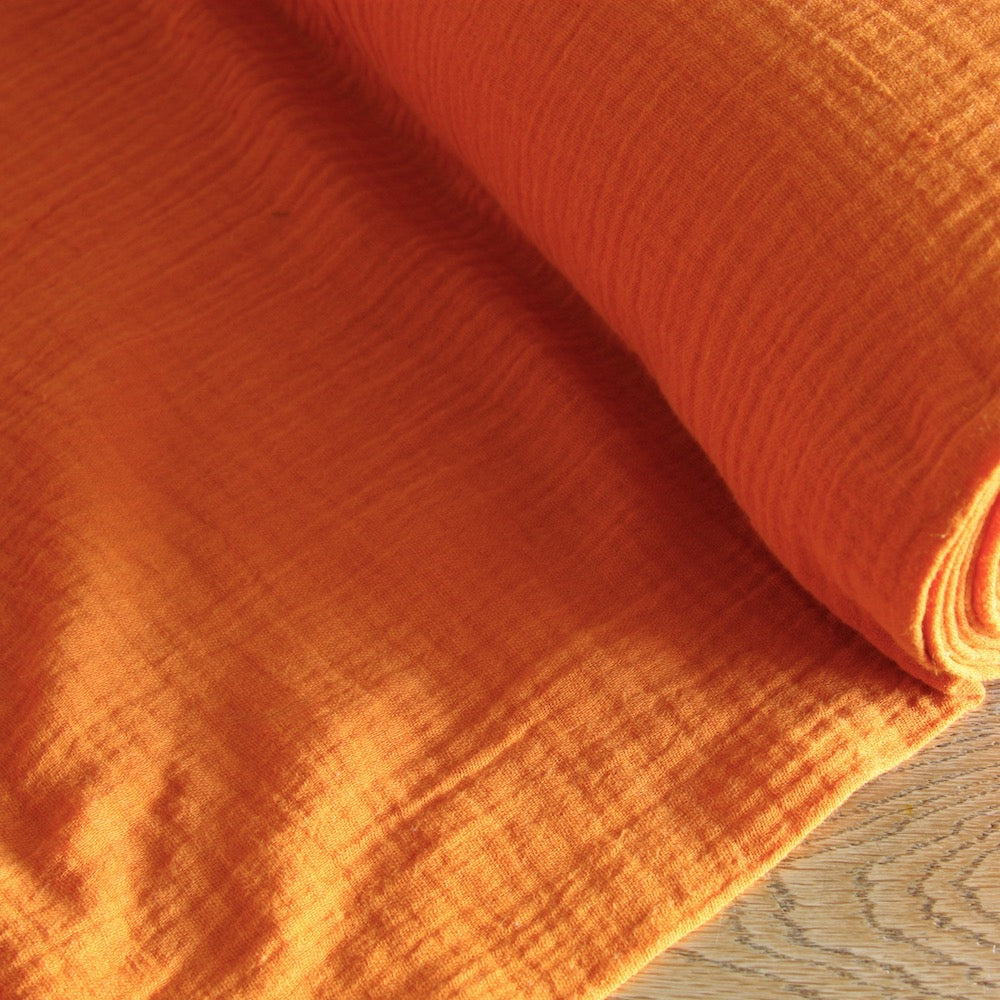 Cotton Double Gauze - Pumpkin