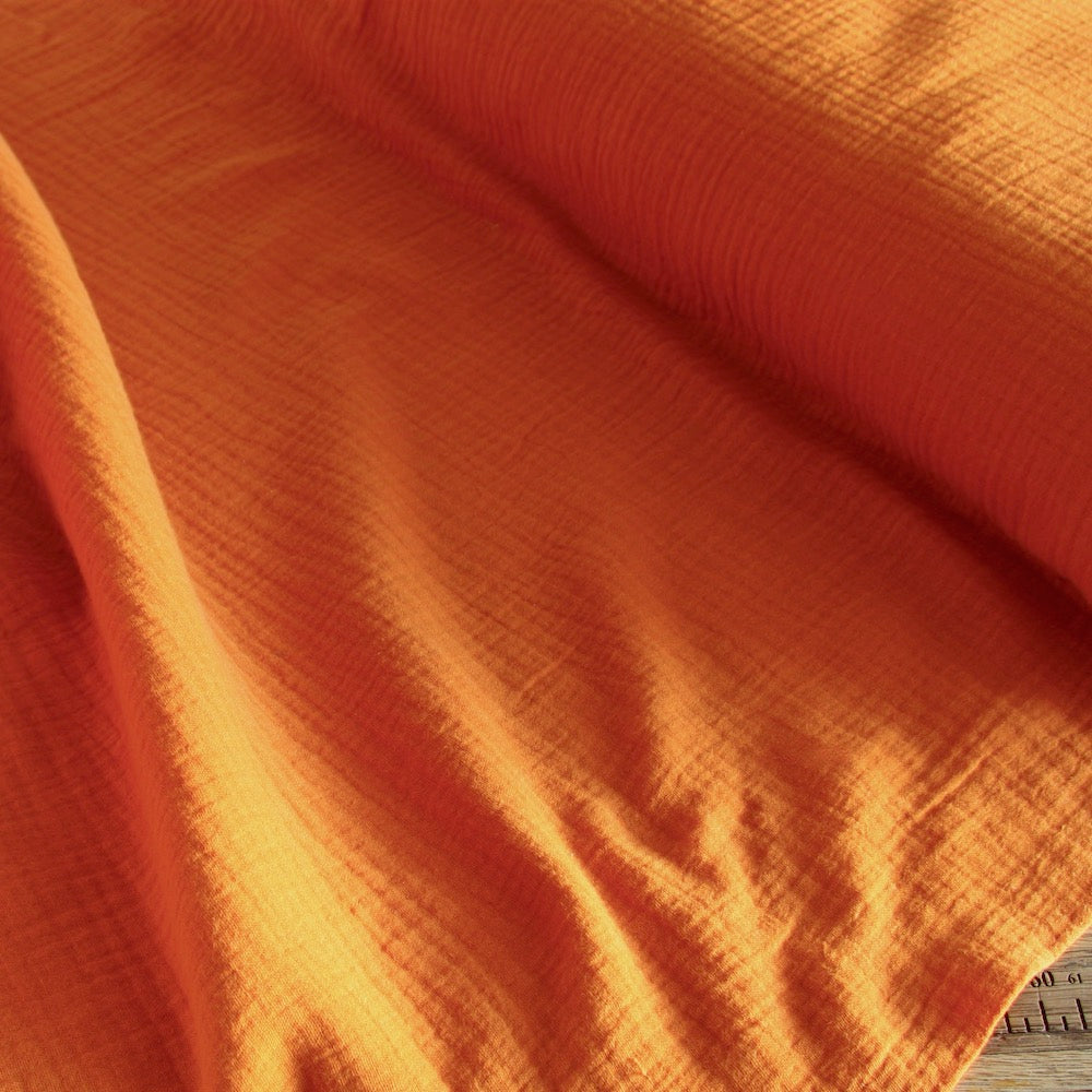 Cotton Double Gauze - Pumpkin