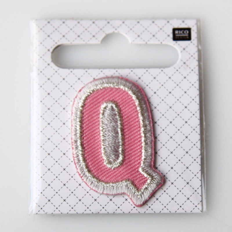 Iron-On Alphabet Patch - Q
