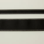 Grosgrain Stitch Ribbon - Black