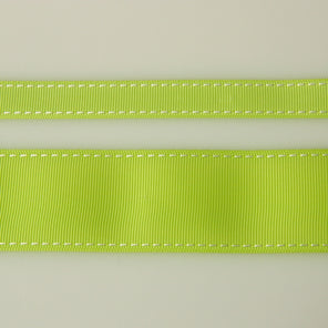 Grosgrain Stitch Ribbon - Lime