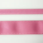 Grosgrain Stitch Ribbon - Candy Pink