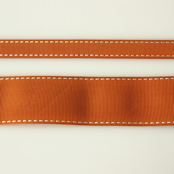 Grosgrain Stitch Ribbon - Tan