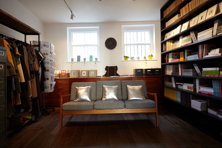 Organic Cotton Dunweave - Black/White